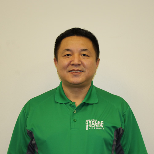 Tim Zhang, co-owner of American Ground Screw.